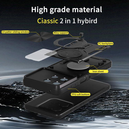 Cover til Motorola Moto G56, Techsuit, CamGuard Pro, Sort