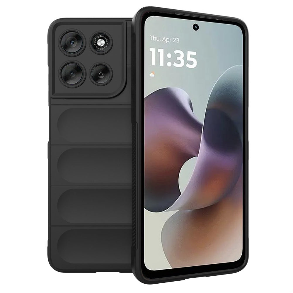 Cover til Motorola Moto G56, Techsuit, Magic Shield, Sort