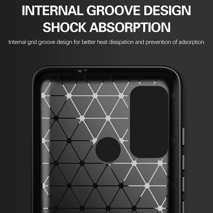 Cover til Motorola Moto G60, Techsuit, Carbon, Sort