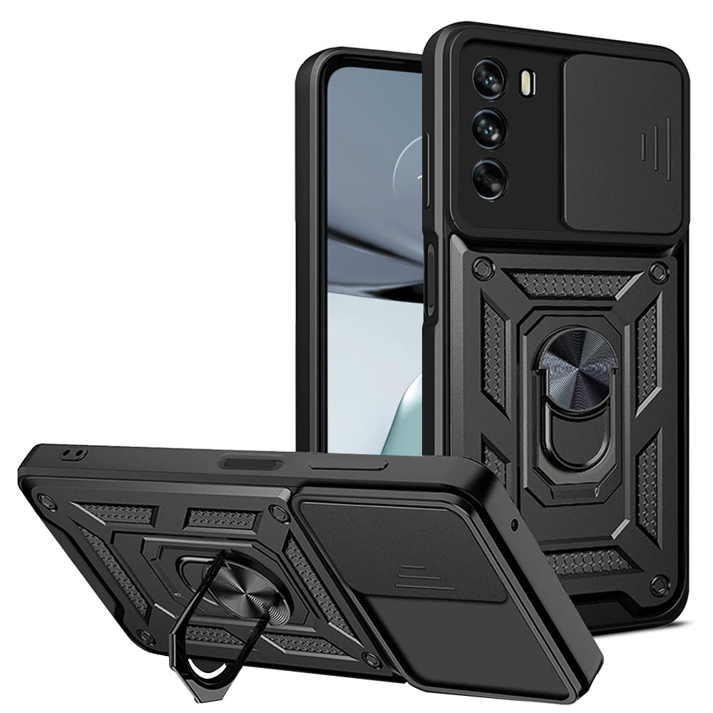 Case for Motorola Moto G62 5G, Techsuit, CamShield, Black