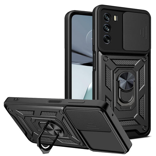 Cover til Motorola Moto G62 5G, Techsuit, CamShield, Sort