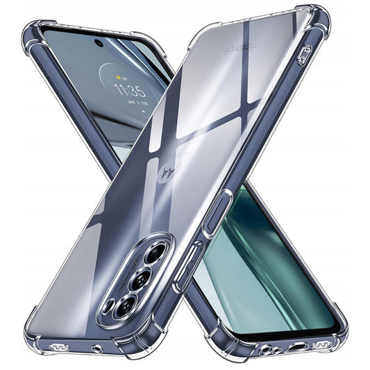 Cover til Motorola Moto G62 5G, Techsuit, Stødabsorberende Klar, Transparent