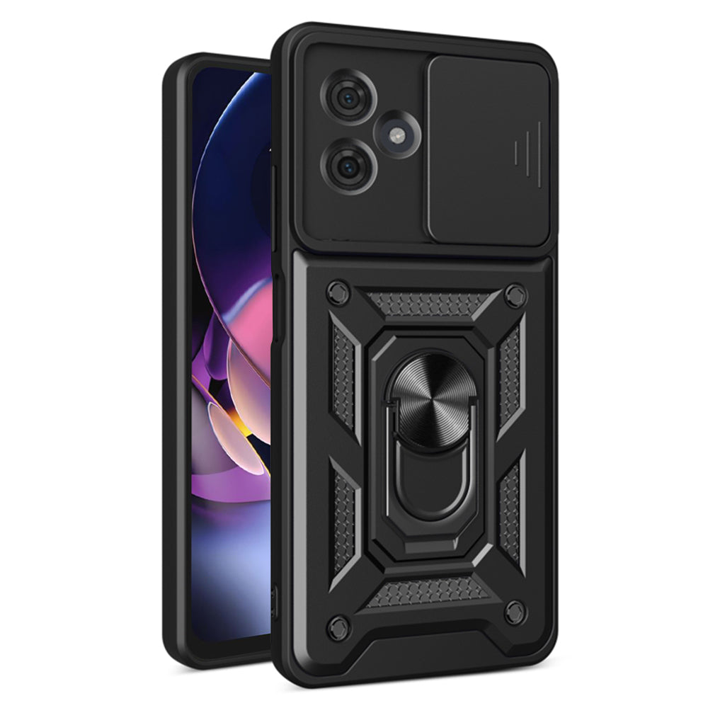 Cover til Motorola Moto G64 / G54 Power Edition, Techsuit, CamShield, Sort
