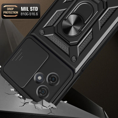 Cover til Motorola Moto G64 / G54 Power Edition, Techsuit, CamShield, Sort