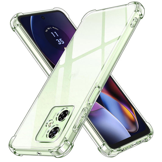 Cover til Motorola Moto G64 / G54 Power Edition, Techsuit, Stødabsorberende Klar, Transparent