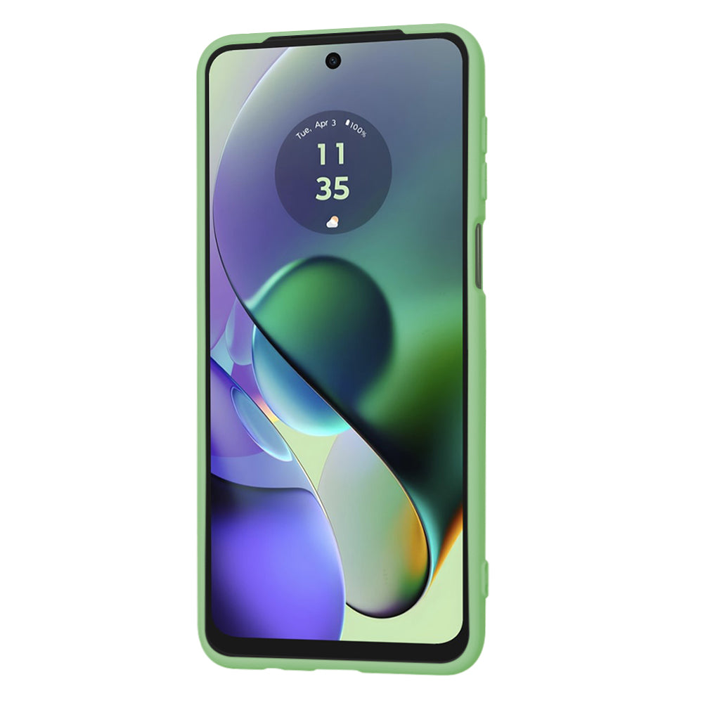 Etui til Motorola Moto G64 / G54 Power Edition, Techsuit, SoftFlex, Lys Grøn