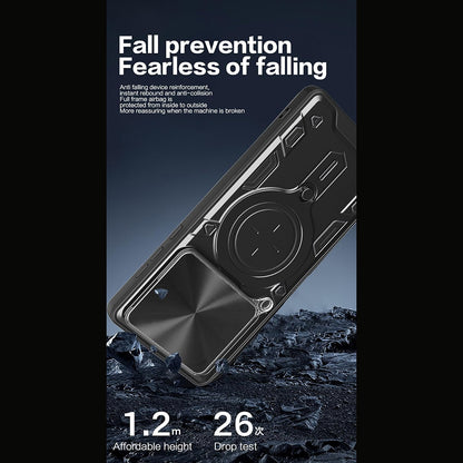 Etui til Motorola Moto G67 Power / G57 Power, Techsuit, CamGuard Pro, Sort