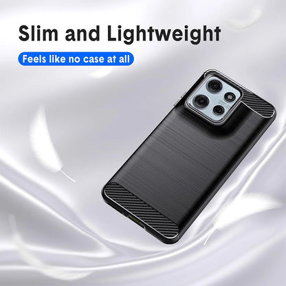 Etui til Motorola Moto G67 Power / G57 Power, Techsuit, Carbon, Sort