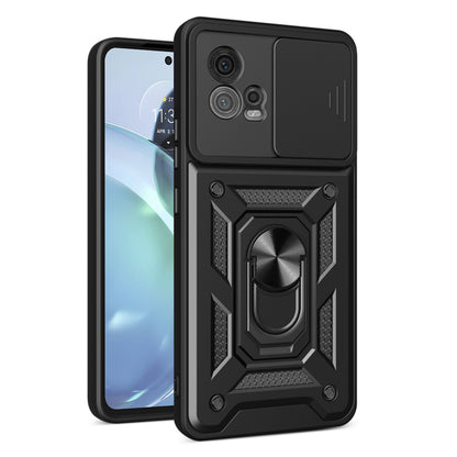 Cover til Motorola Moto G72, Techsuit, CamShield, Sort