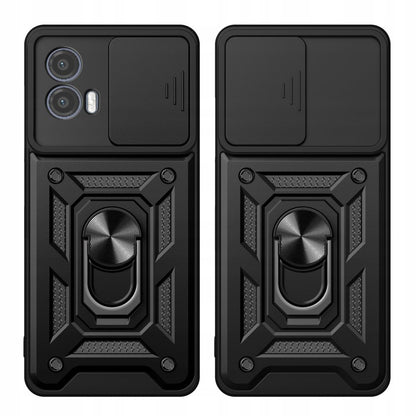 Cover til Motorola Moto G73, Techsuit, CamShield, Sort