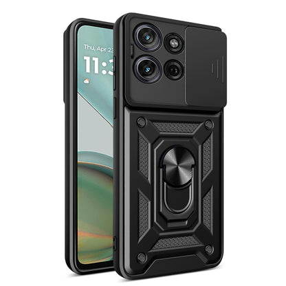 Cover til Motorola Moto G75, Techsuit, CamShield, Sort