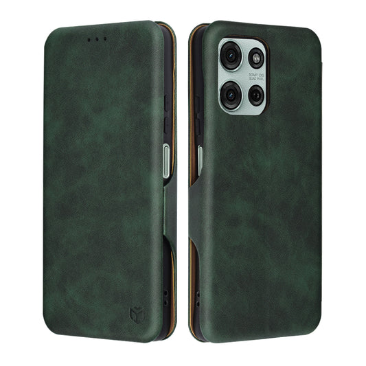 Cover til Motorola Moto G75, Techsuit, Safe Wallet Plus, Grøn