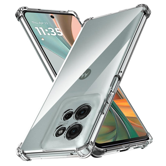 Cover til Motorola Moto G75, Techsuit, Stødabsorberende Klar, Transparent