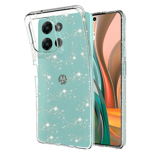 Cover til Motorola Moto G75, Techsuit, SparkleSkin, Transparent