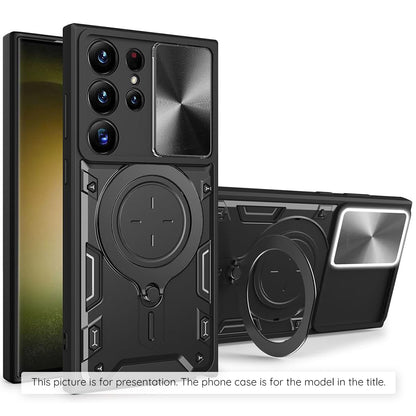 Etui til Motorola Moto G77 / G67, Techsuit, CamGuard Pro, Sort