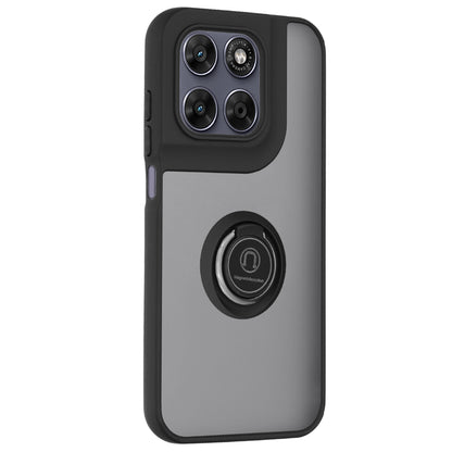 Cover til Motorola Moto G77 / G67, Techsuit, Glinth, Sort