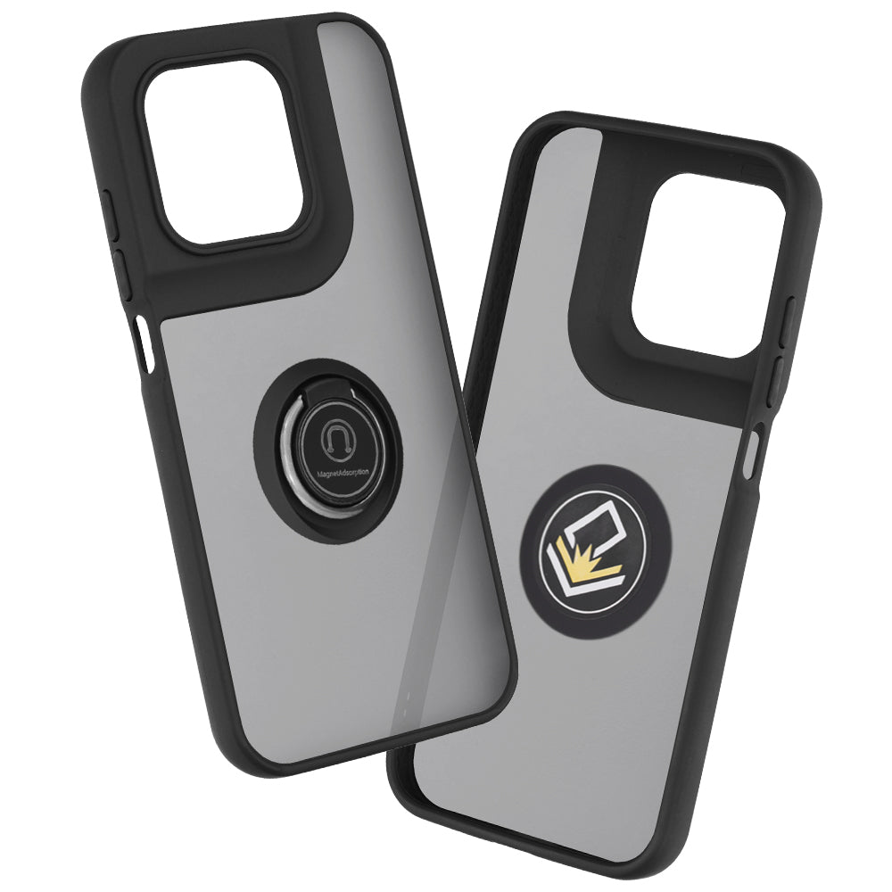 Cover til Motorola Moto G77 / G67, Techsuit, Glinth, Sort
