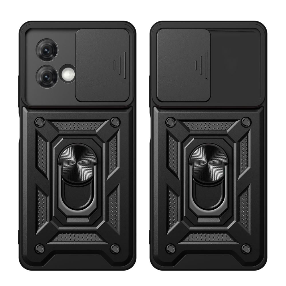 Cover til Motorola Moto G84, Techsuit, CamShield, Sort