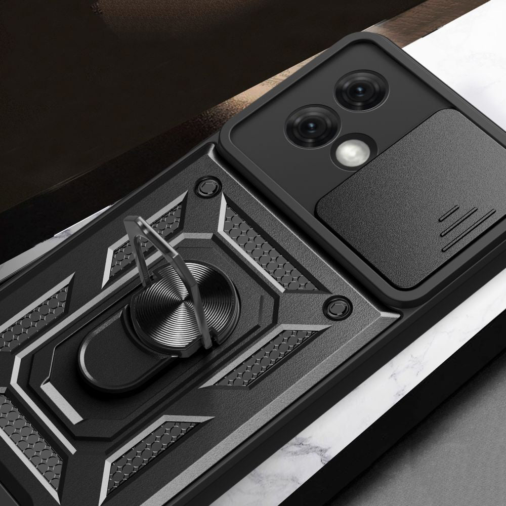 Cover til Motorola Moto G84, Techsuit, CamShield, Sort