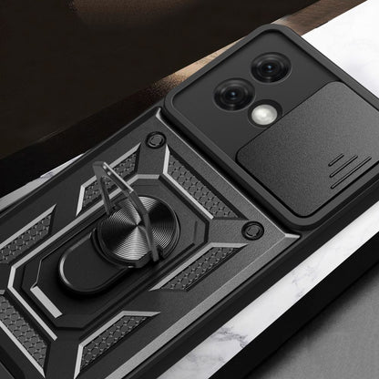 Cover til Motorola Moto G84, Techsuit, CamShield, Sort