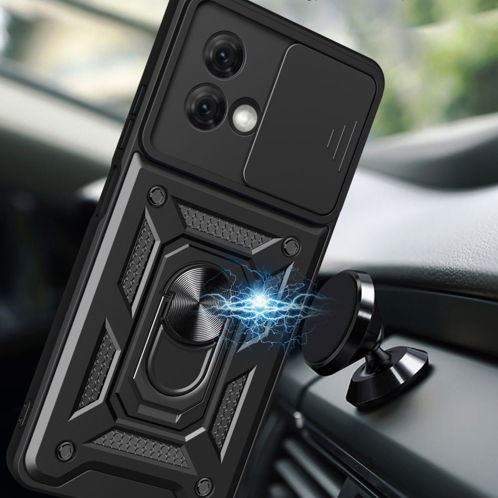 Cover til Motorola Moto G84, Techsuit, CamShield, Sort