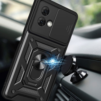 Cover til Motorola Moto G84, Techsuit, CamShield, Sort