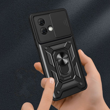 Cover til Motorola Moto G84, Techsuit, CamShield, Sort