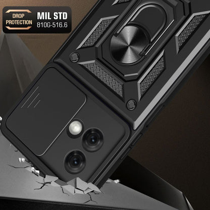Cover til Motorola Moto G84, Techsuit, CamShield, Sort