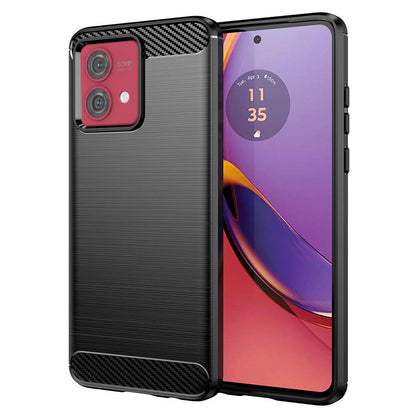 Cover til Motorola Moto G84, Techsuit, Carbon, Sort