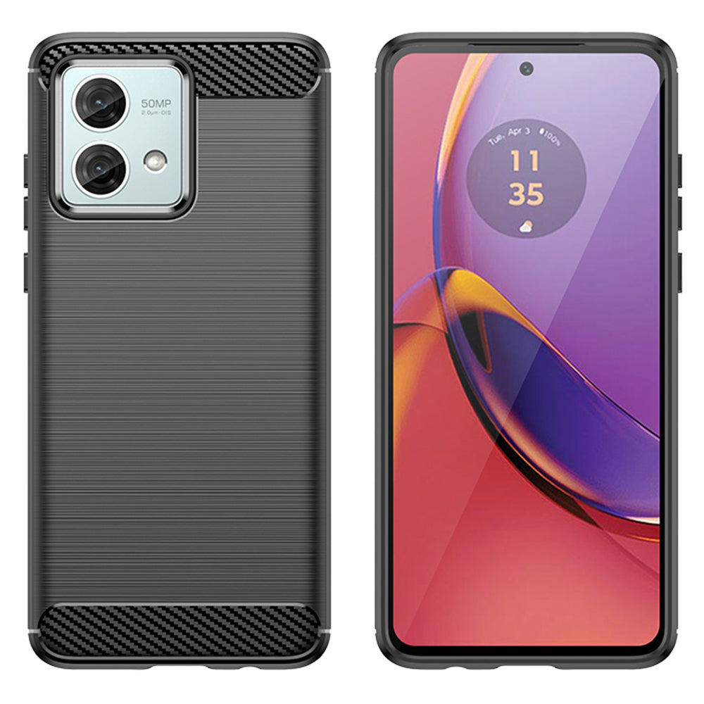 Cover til Motorola Moto G84, Techsuit, Carbon, Sort