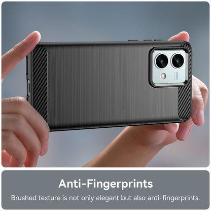 Cover til Motorola Moto G84, Techsuit, Carbon, Sort
