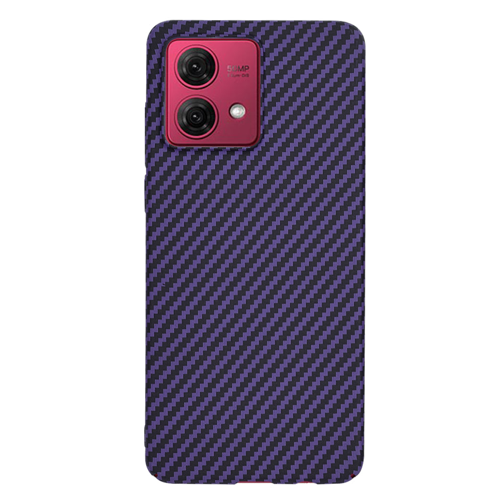 Cover til Motorola Moto G84, Techsuit, Carbonite FiberShell, Lilla