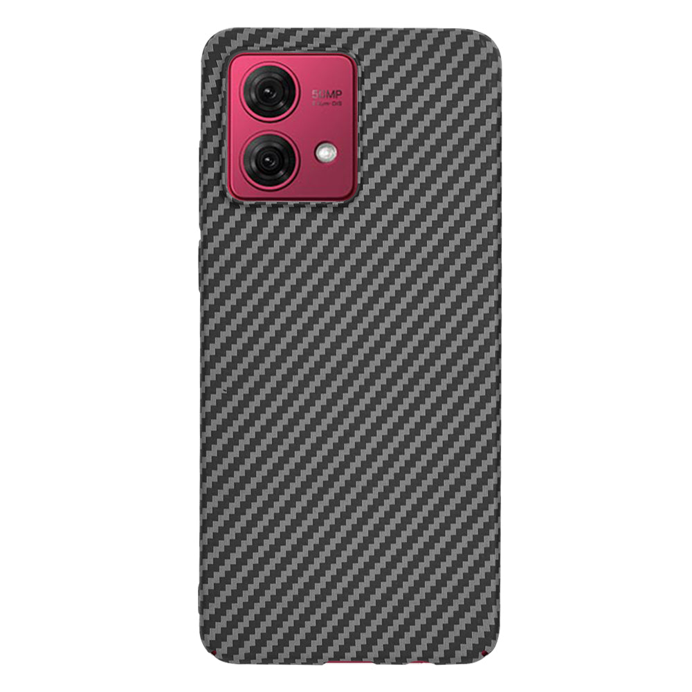 Cover til Motorola Moto G84, Techsuit, Carbonite FiberShell, Sort
