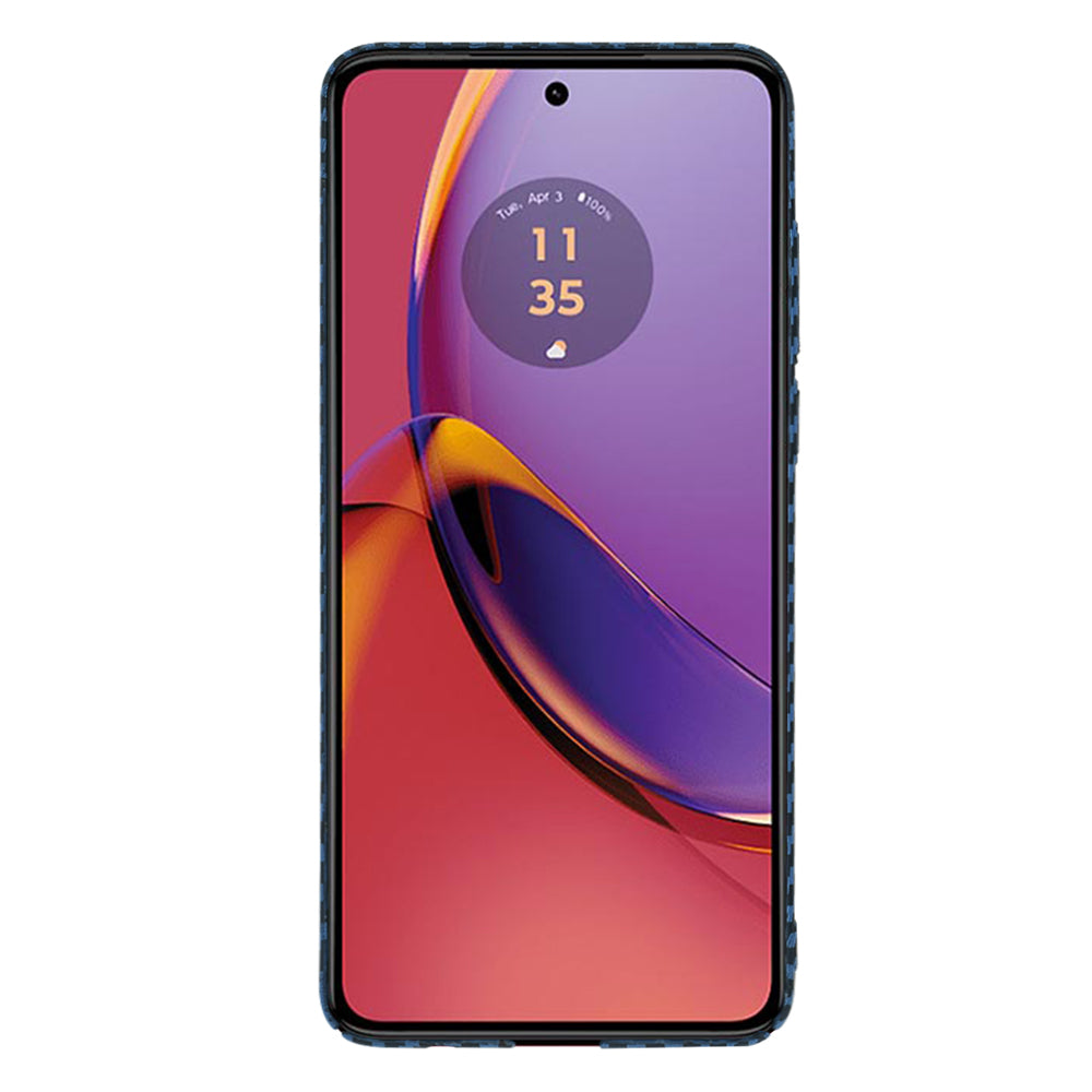Cover til Motorola Moto G84, Techsuit, Carbonite FiberShell, Turkis