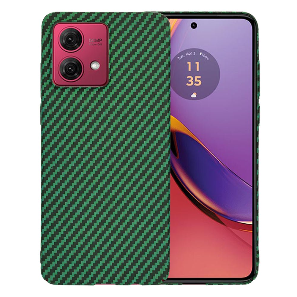Cover til Motorola Moto G84, Techsuit, Carbonite FiberShell, Grøn