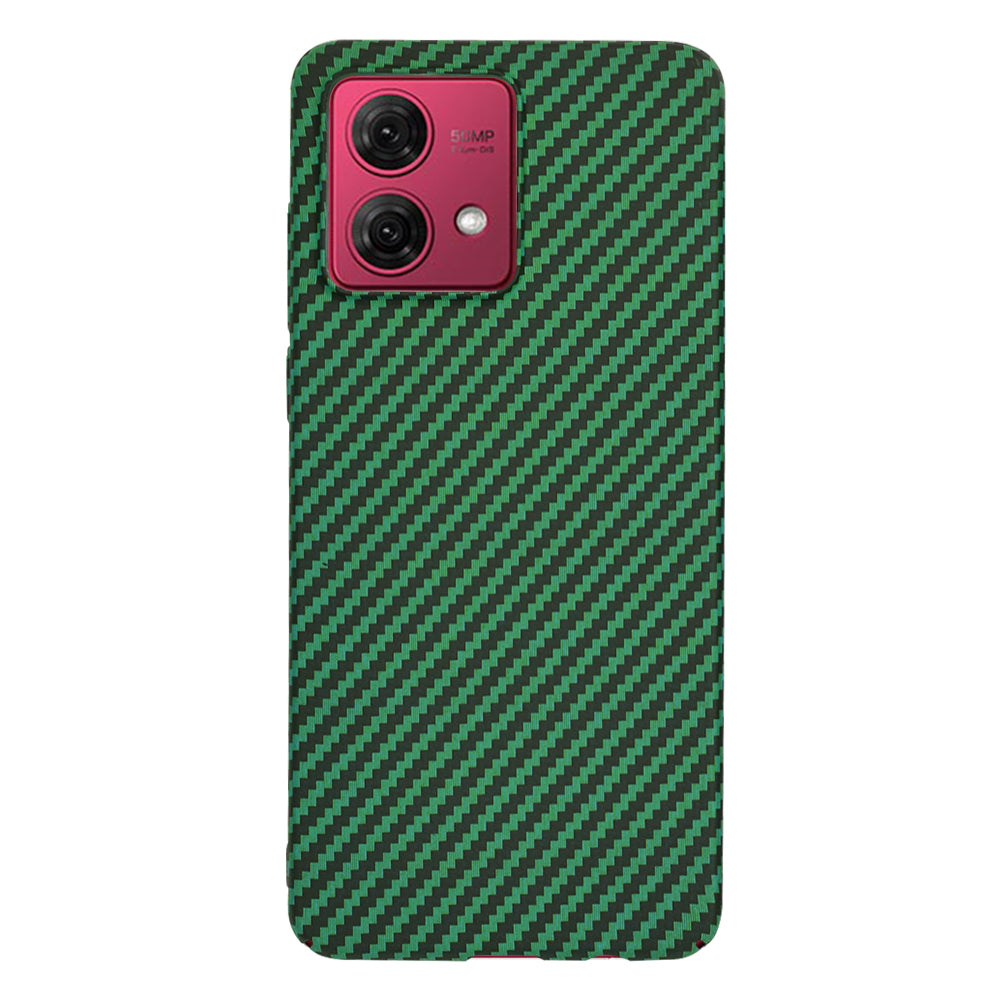 Cover til Motorola Moto G84, Techsuit, Carbonite FiberShell, Grøn