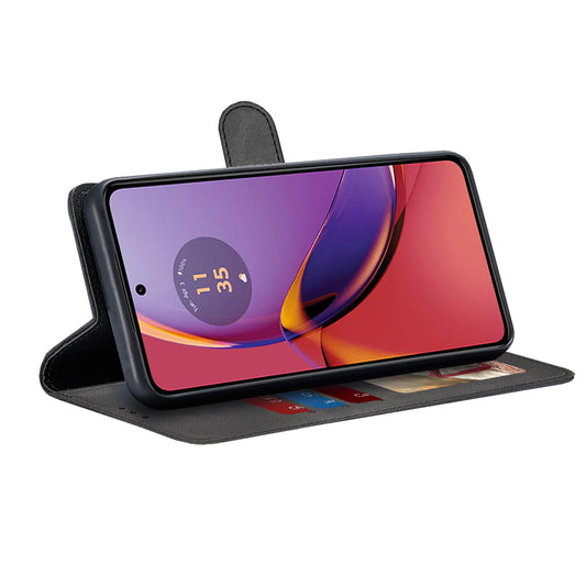 Cover til Motorola Moto G84, Techsuit, Diary Book, Sort