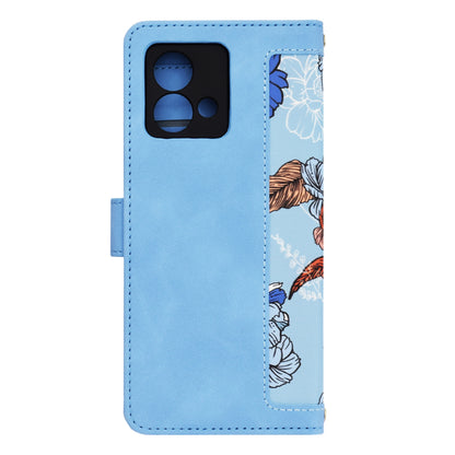 Cover til Motorola Moto G84, Techsuit, FlipCraft, Blå