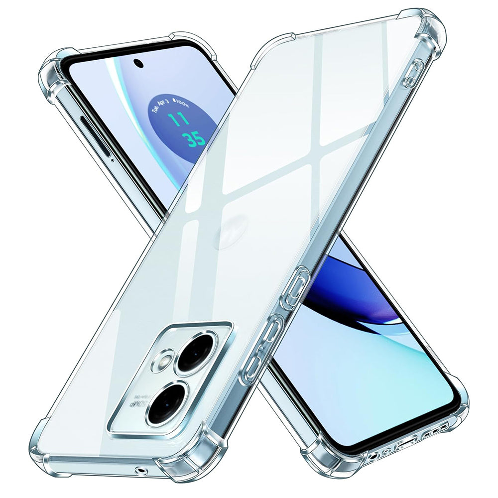 Cover til Motorola Moto G84, Techsuit, Stødabsorberende Klar, Transparent