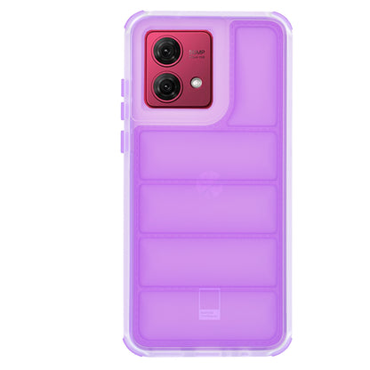 Cover til Motorola Moto G84, Techsuit, Wave Shield, Lilla