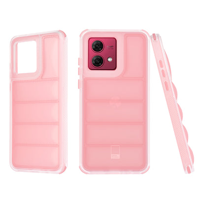 Cover til Motorola Moto G84, Techsuit, Wave Shield, Pink