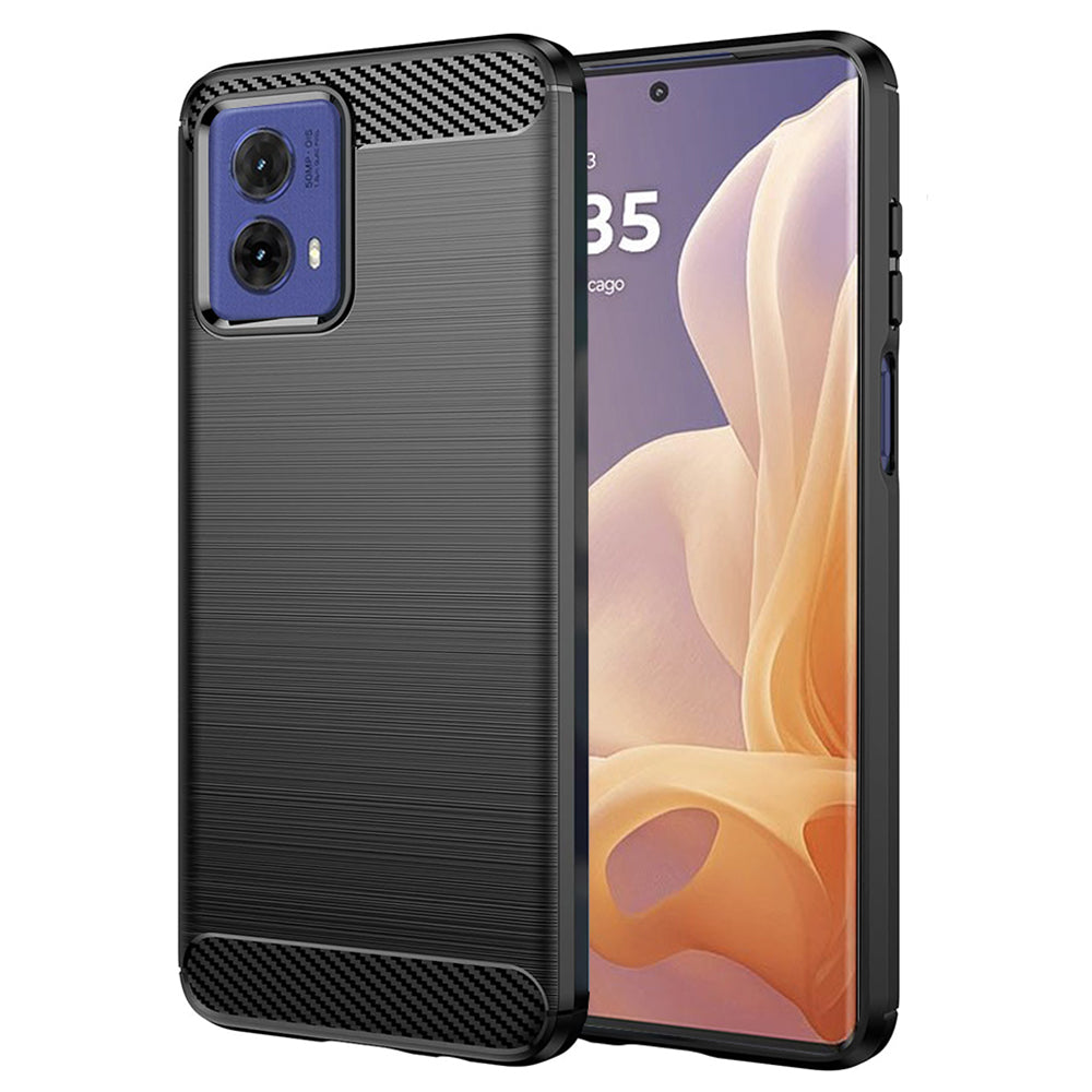 Cover til Motorola Moto G85, Techsuit, Carbon, Sort