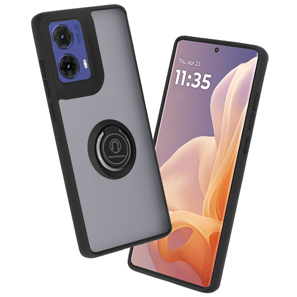 Cover til Motorola Moto G85, Techsuit, Glinth, Sort