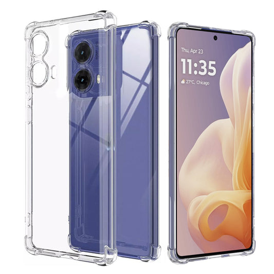 Cover til Motorola Moto G85, Techsuit, Stødsikker Klar, Transparent