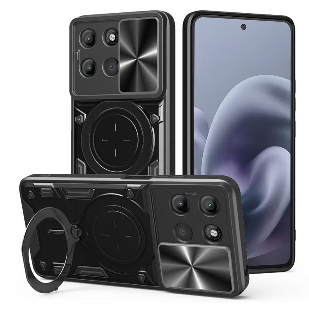 Cover til Motorola Moto G86 Power, Techsuit, CamGuard Pro, Sort