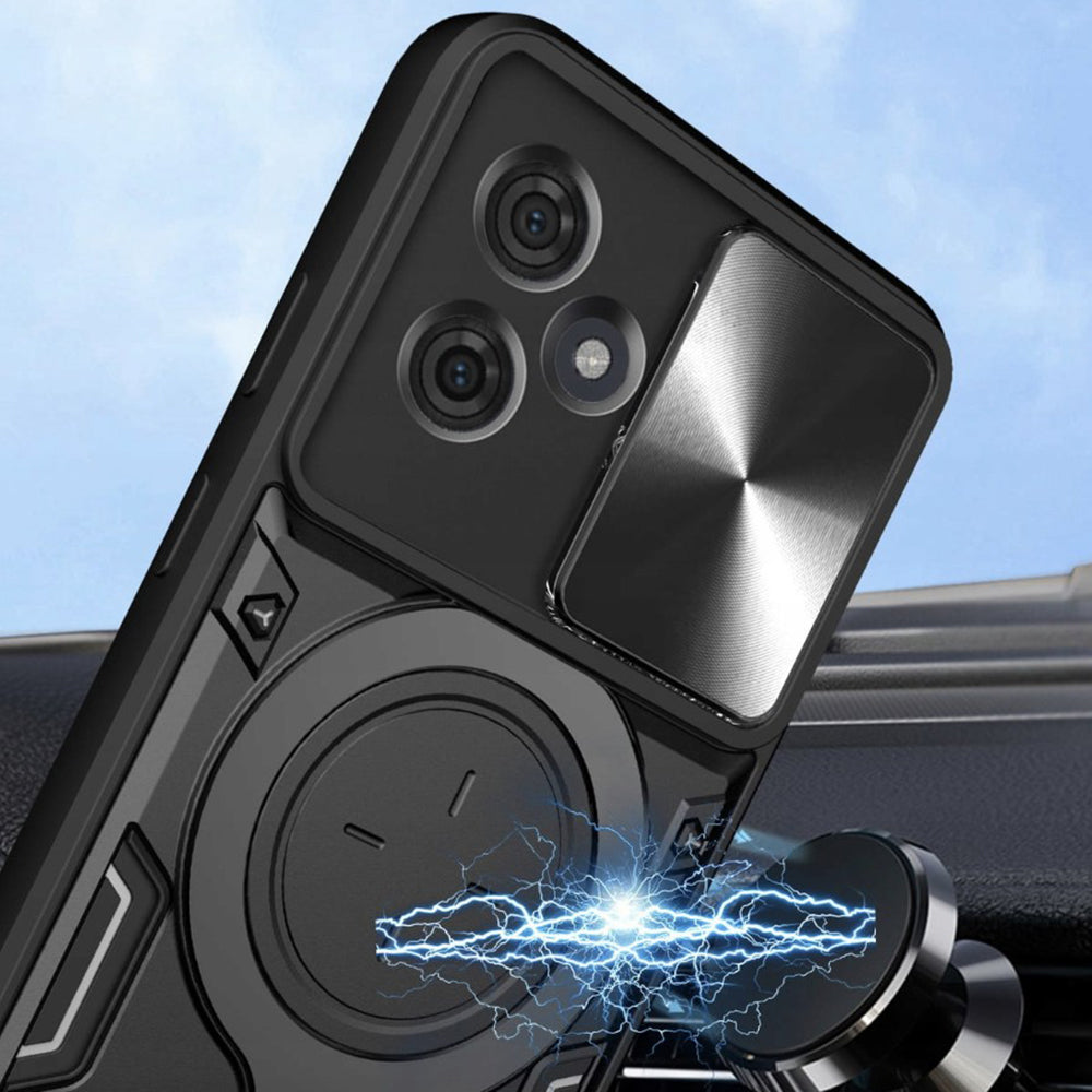 Cover til Motorola Moto G86 Power, Techsuit, CamGuard Pro, Sort
