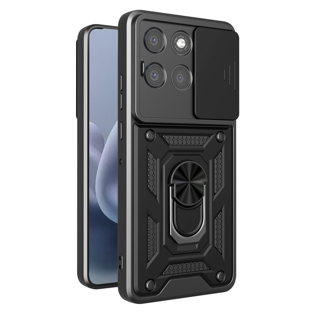 Cover til Motorola Moto G86 Power, Techsuit, CamShield, Sort
