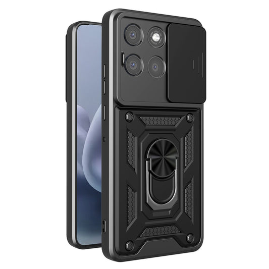 Cover til Motorola Moto G86 Power, Techsuit, CamShield, Sort
