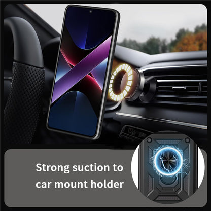 Cover til Motorola Moto G86 Power, Techsuit, CamShield, Sort