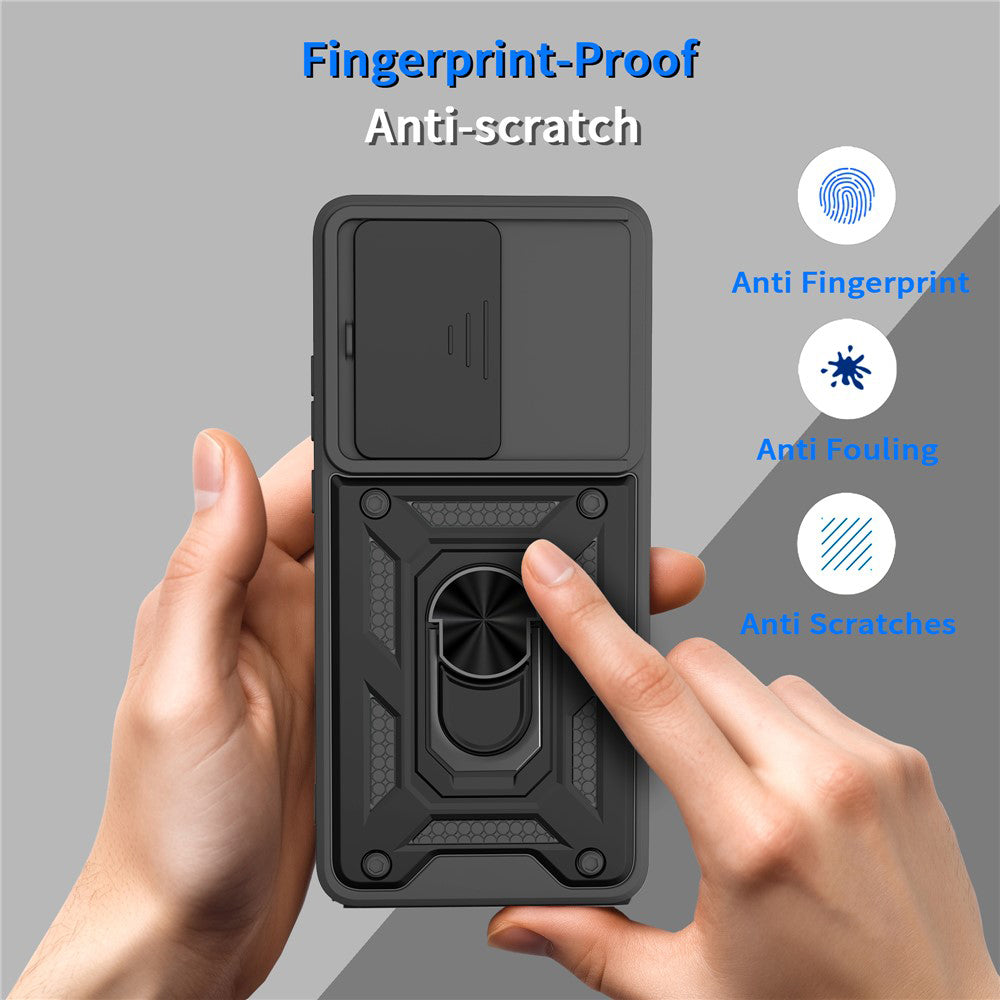 Cover til Motorola Moto G86 Power, Techsuit, CamShield, Sort